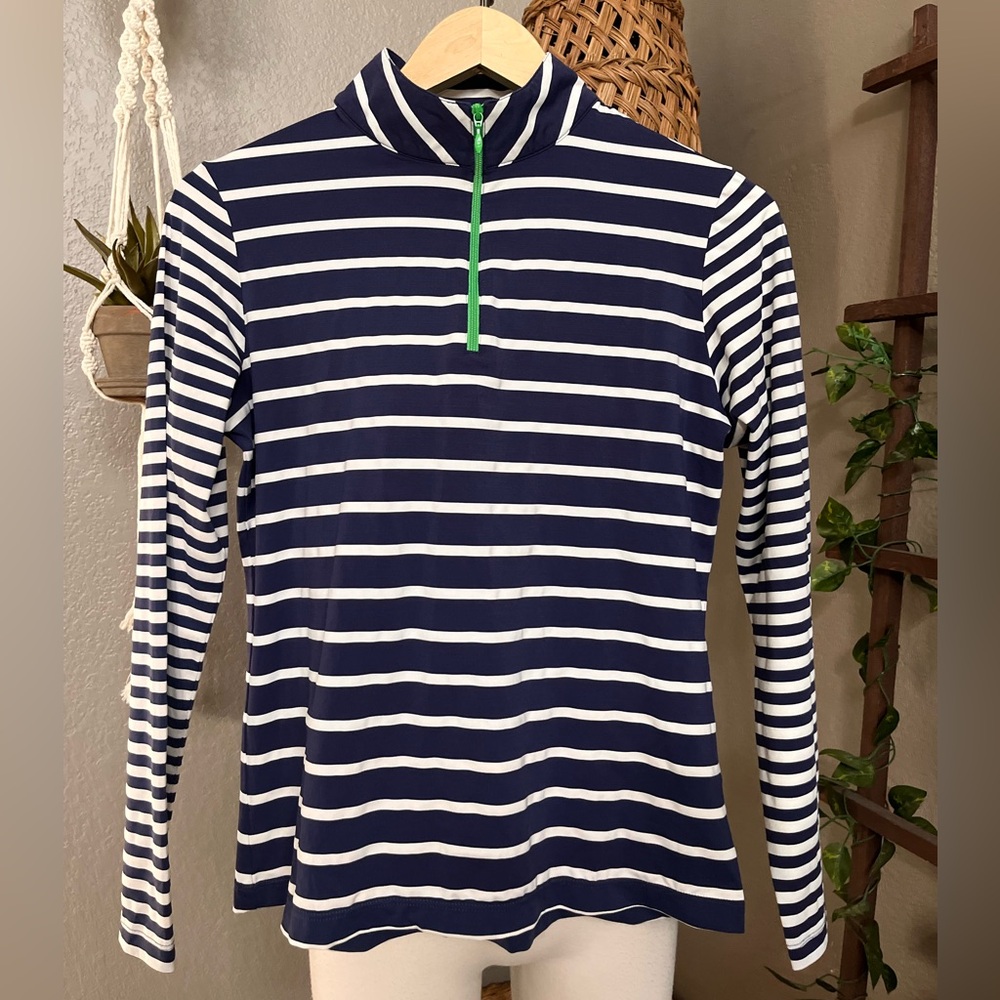 ▪️IBKUL Womens Long Sleeve Multi Color 1/4 Zip Mock Neck UPF 50+ Athleisure